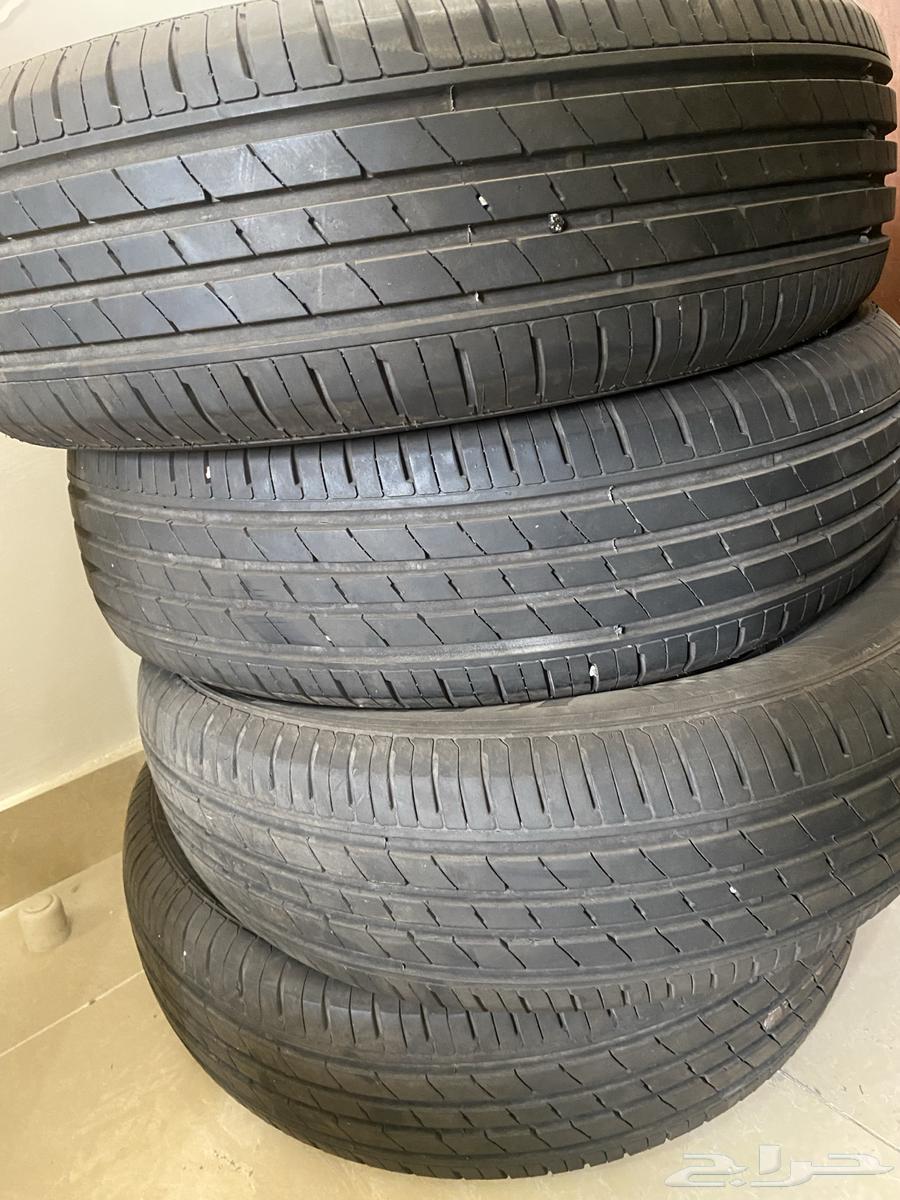 كفرات مقاس 14 شبه جديدة الطقم ب 180 ريال فقط64501187848579111