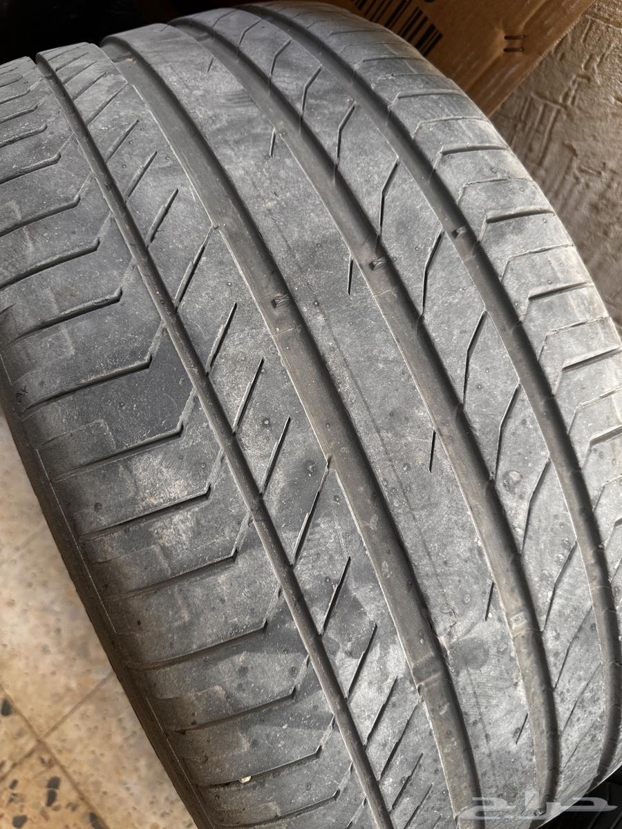 كفرات كونتيننتال 295 40R22Y XL بحالة جيده64498563853314111