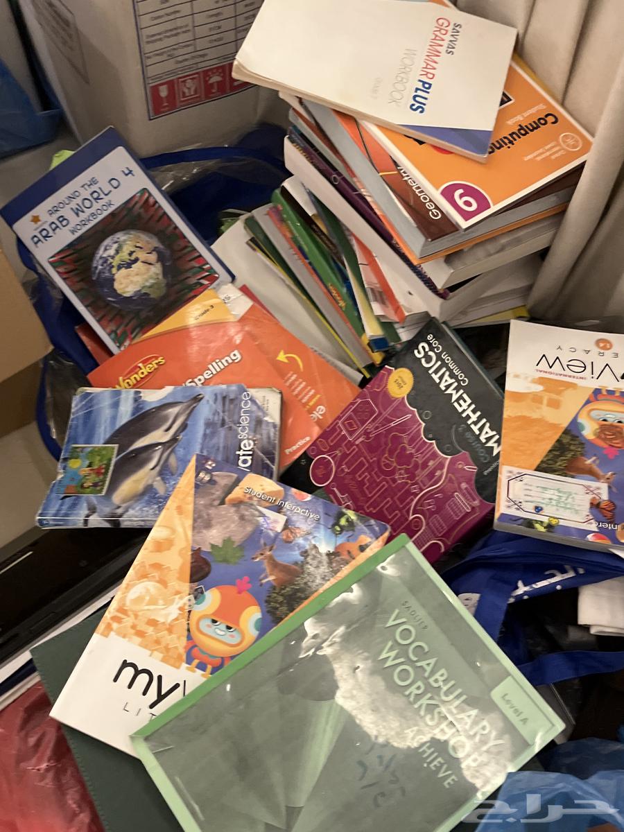 كتب مناهج أمريكية مستعمله للبيع ابتدائي ومتوسط64357262189826110