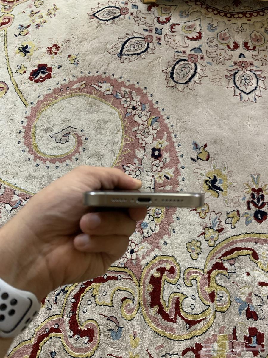 آيفون 15 برو ماكس تيتانيوم طبيعي 256GB   نظيف جد ا64355053507203112