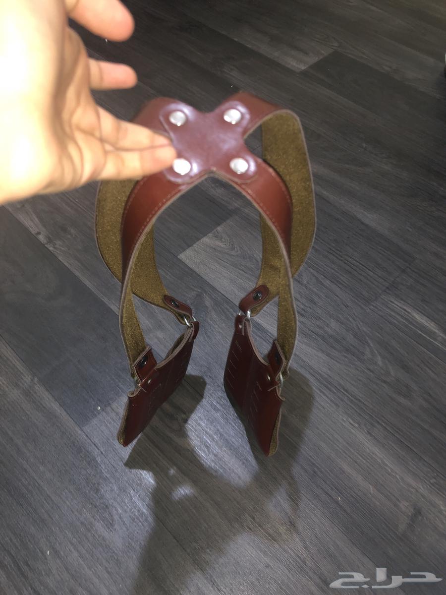 محزم جلد رصاص بني64362302675969111