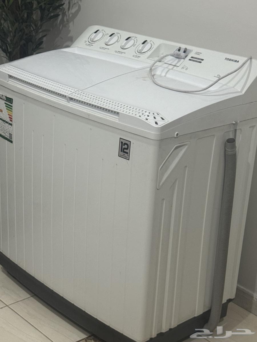 غسالة ملابس حوضين 12 كيلو توشيبا شبة جديدة64361741544579110