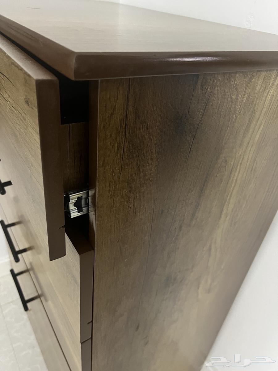 دولاب ادراج خشب لون بني64357335564291112
