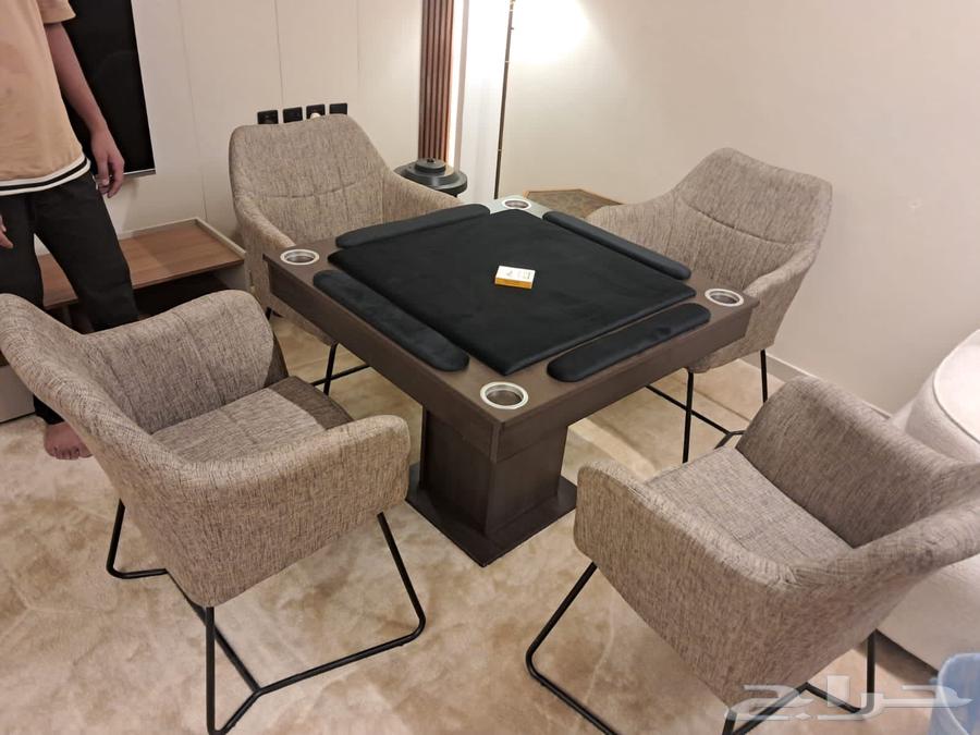 طاولة بلوت ملكية مع كراسي توصيل وتركيب فوري بالرياض64356077531778110