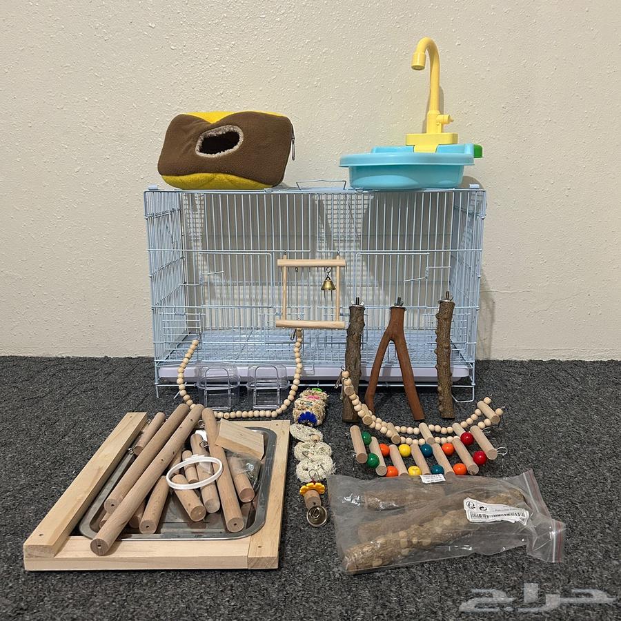 قفص طيور مع مع أغراضه64352943345665110