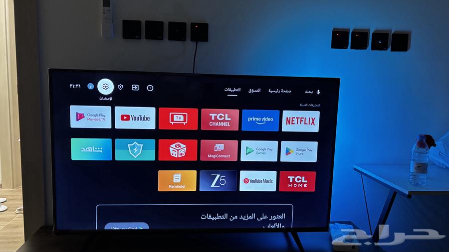 شاشة تلفزيون TCL 55 بوصه وريموتها موجود64362438641667111