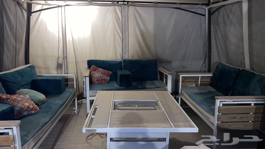 Garden tent for houses 4x3 with all accessories, seating areas and tables64362257296771113