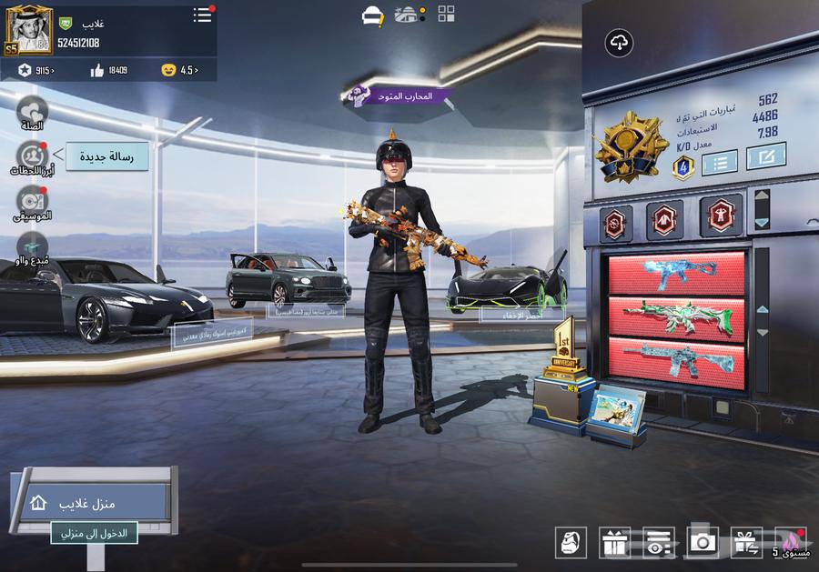 حساب ببجي نرادر64358885903873110