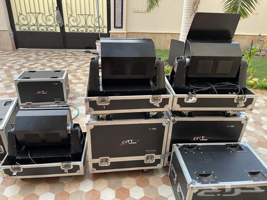 Spotlights, bulbs, lighting, lasers, city color64354267195139113