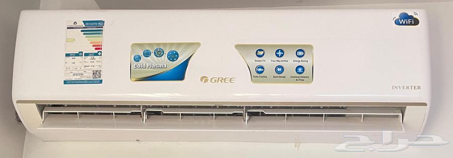 مكيف Gree طن ونص حار بارد ( انفريتر ) WIFI64361062699523111