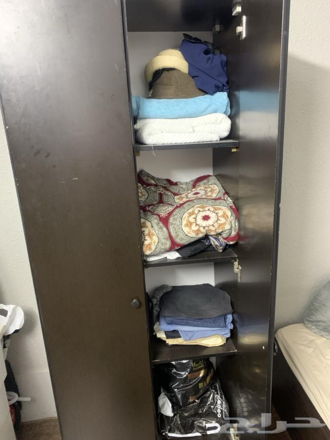 Single and a half bed, wardrobe, and dressing table for sale64361562826753114