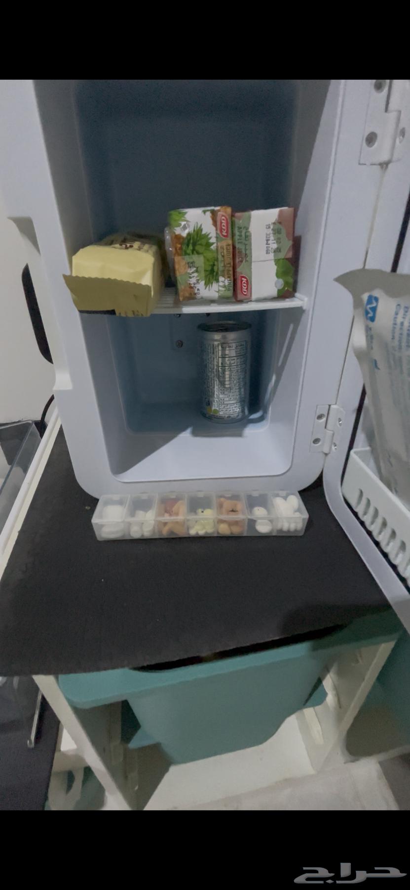 ثلاجه سياره وبيت تعمل بولاعةالسياره وكهرب بيت صغيره64503308613123113