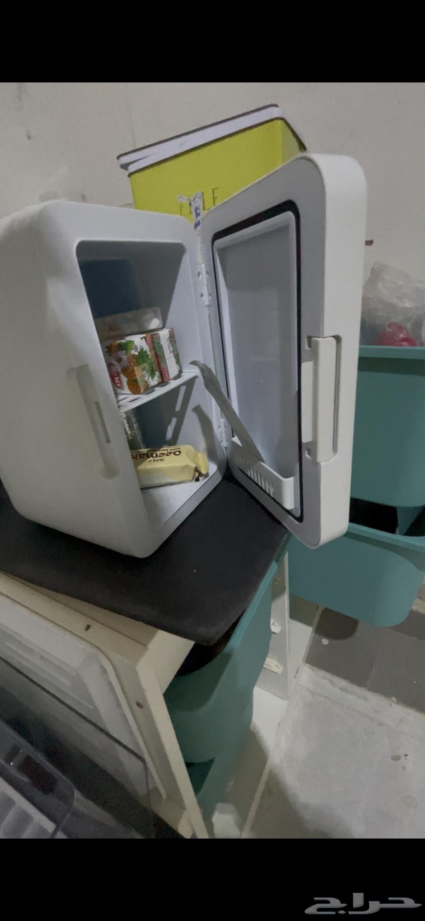 ثلاجه سياره وبيت تعمل بولاعةالسياره وكهرب بيت صغيره64503308613123111