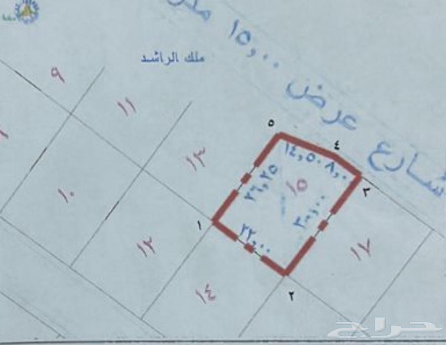 أرض للبيع   بريدة  حي الحزم (شمال نادي الرائد)636138609946911114