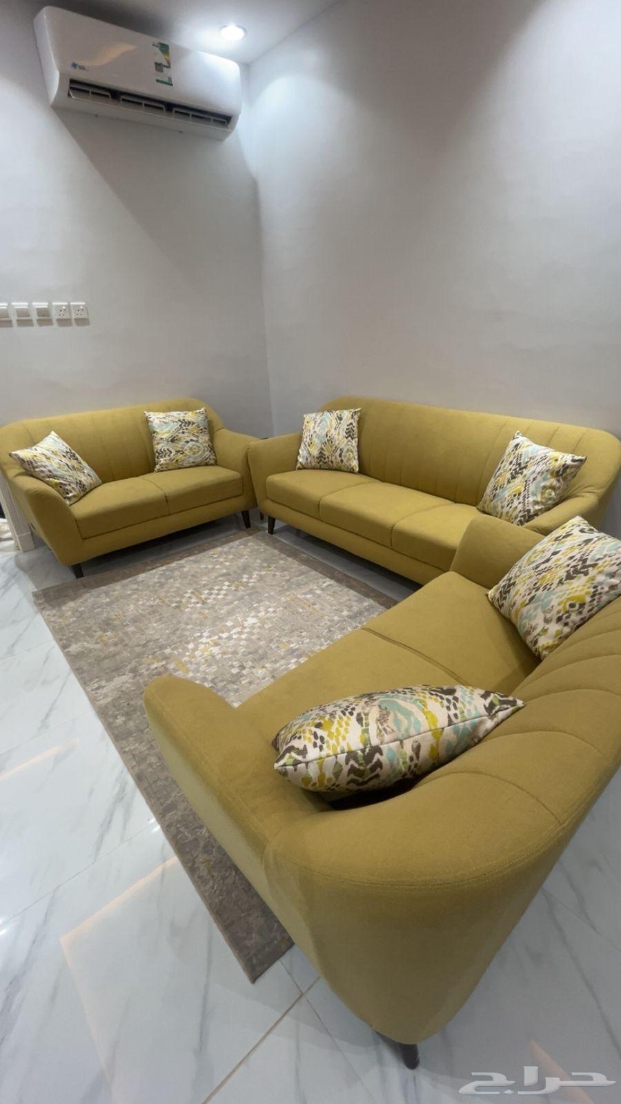 كنب 7 اشخاص معى الفرشه64349536517891112