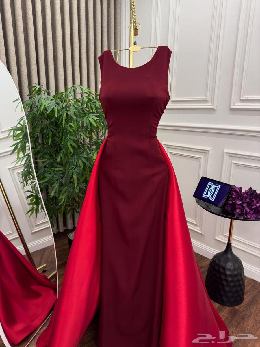 فستان درجتين احمر نضيف64360348271490111