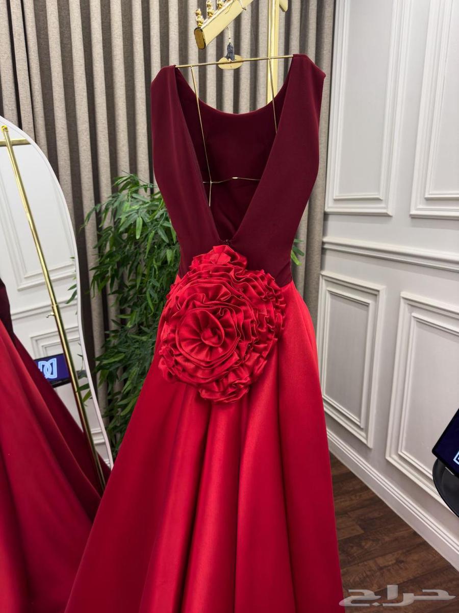 فستان درجتين احمر نضيف64360348271490113