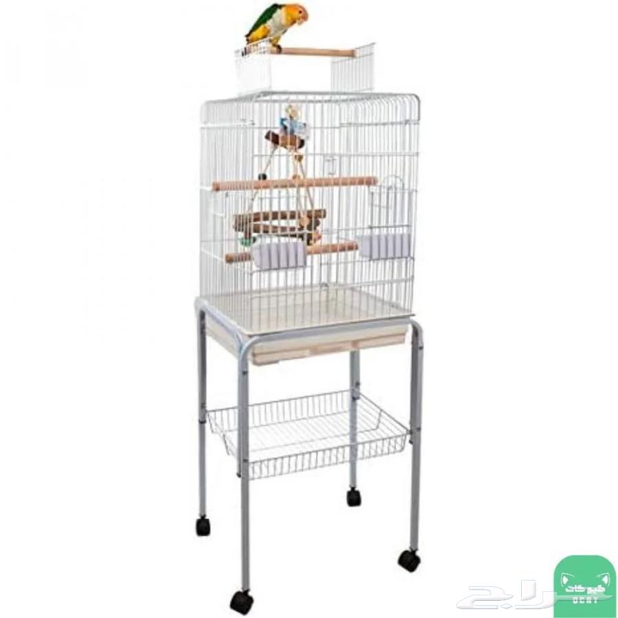 قفص طيور كبير مع عربه64371350179713111