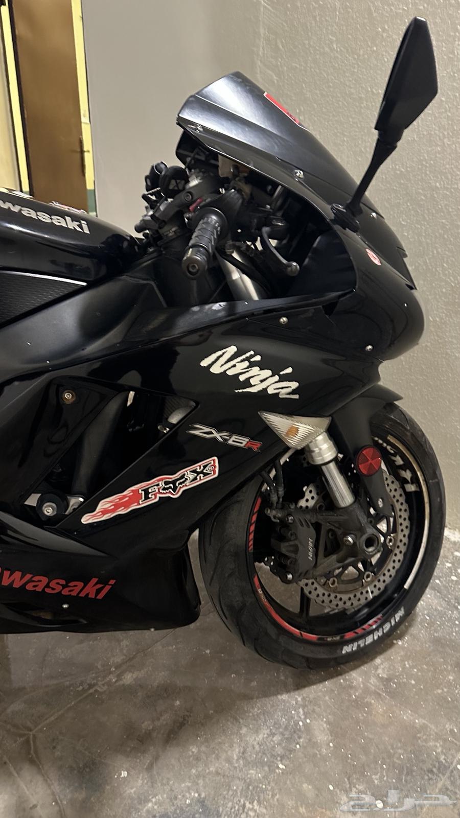 دباب كواساكي 2007 مقاس 600 نظيف64508747204865113