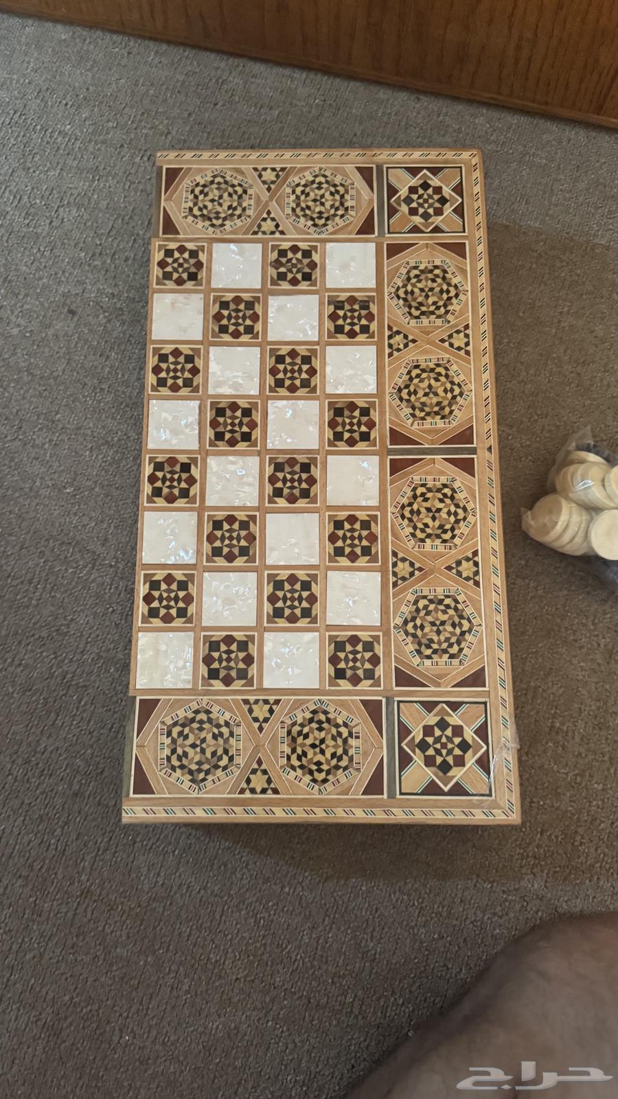 Damascus Backgammon and Chess Table64370482850306110