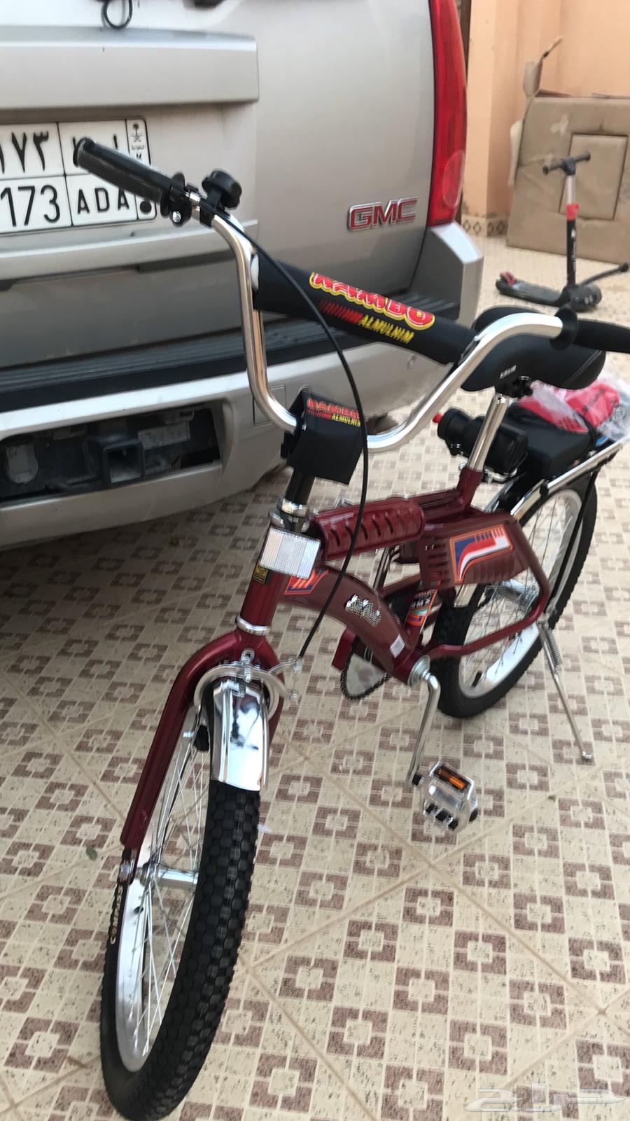 سيكل رامبو عنابي للبيع سليم64371365050755110