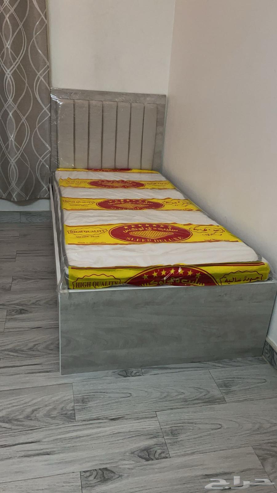 سرير نفر جديد مع مرتبه 350 شامل التوصيل64367420514818111