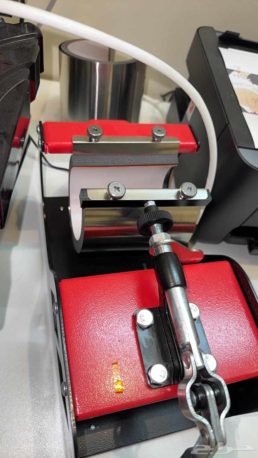 مكبس حراري 11x1 بجميع ملحقاته وجهاز كاميو 5 بجميع ملحقاته64363264481410112