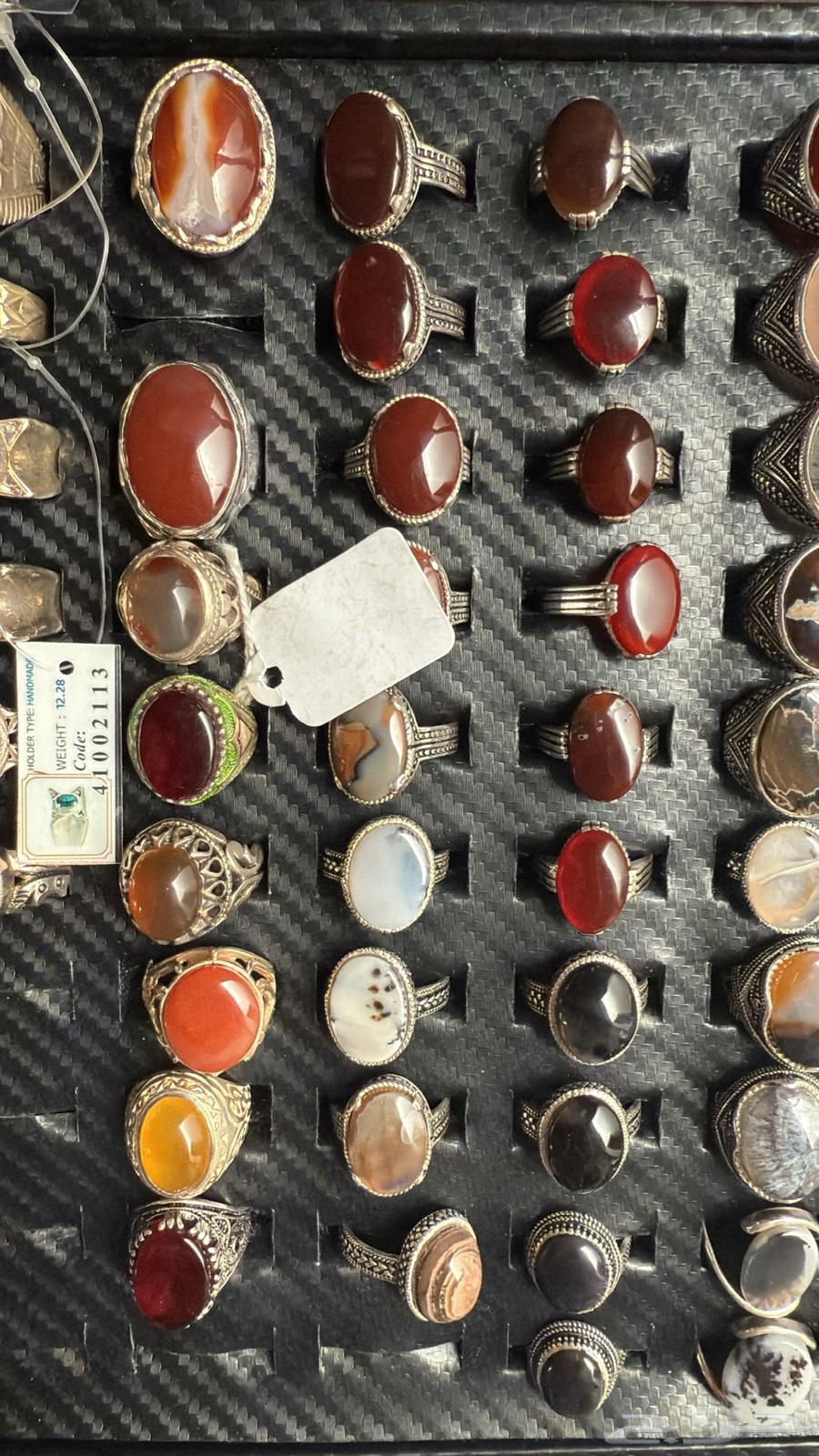 عقيق يماني وأحجار ثانية متنوع64367084931074113