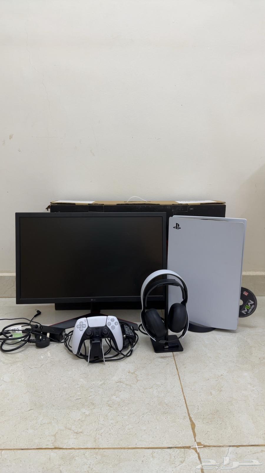 سوني 5 للبيع وشاشة قيمنق LG64370453501443110