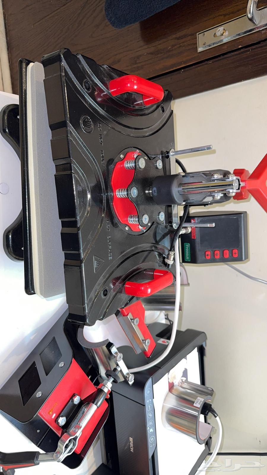 مكبس حراري 11x1 بجميع ملحقاته وجهاز كاميو 5 بجميع ملحقاته64363264481410113