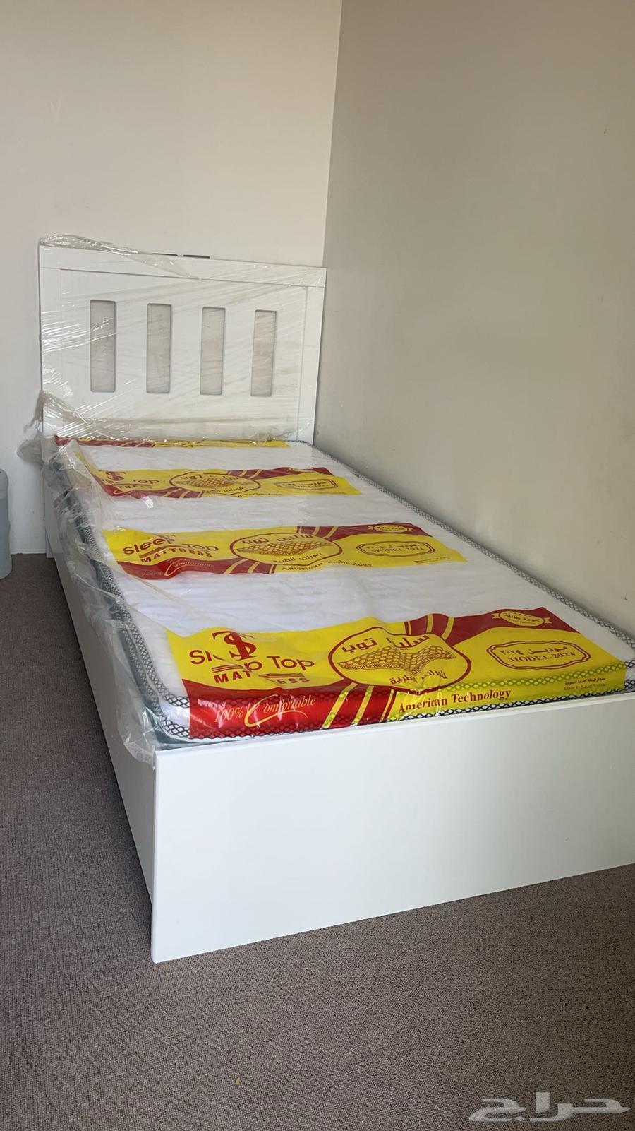 سرير نفر جديد مع مرتبه 350 شامل التوصيل64367420514818113