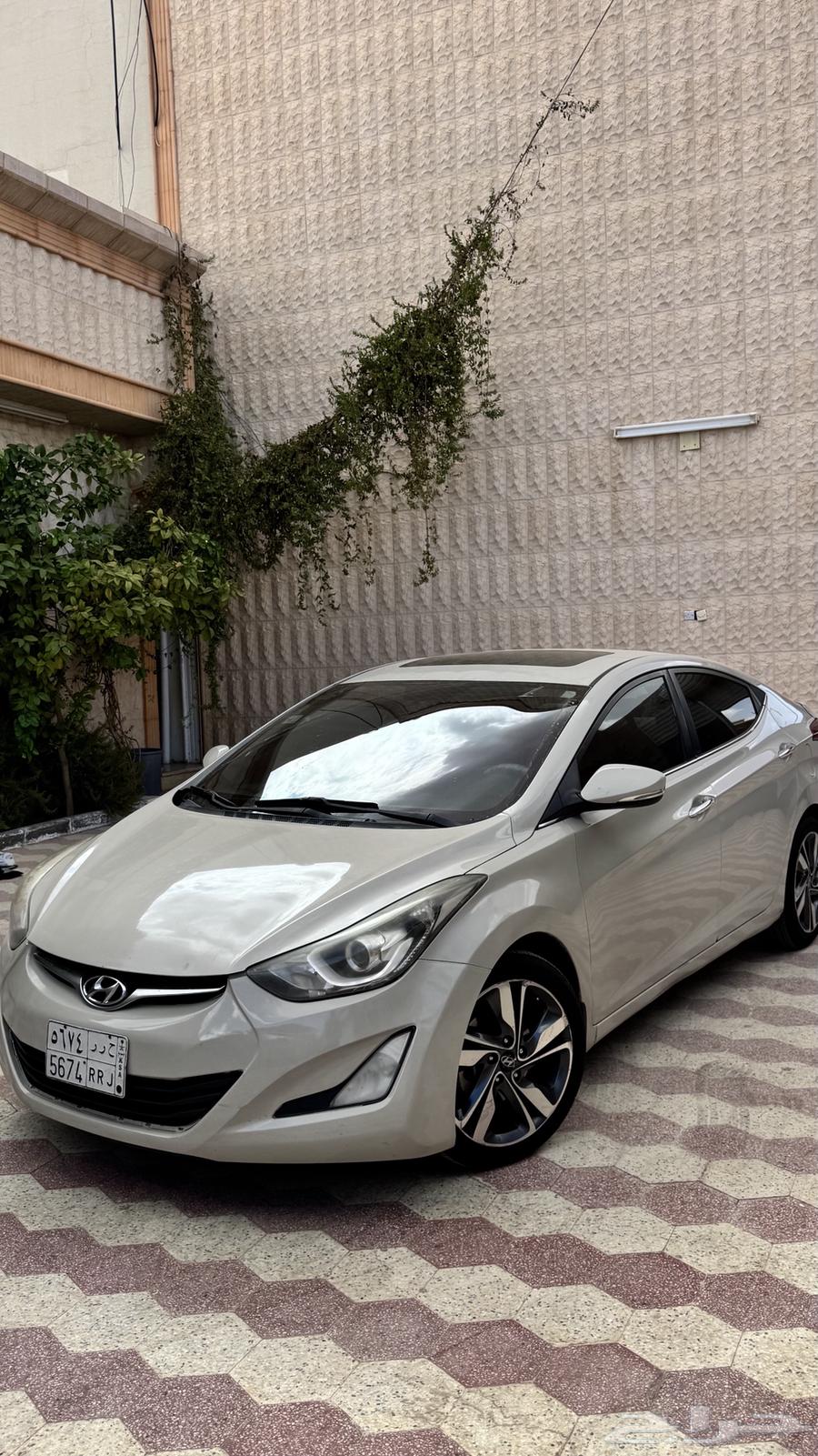 2014 Elantra 2015 Model Cream Color64512511149443110