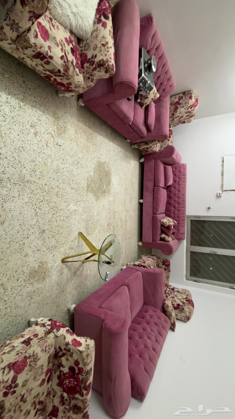 كنب شبه جديد ثمان قطع64375141101827110