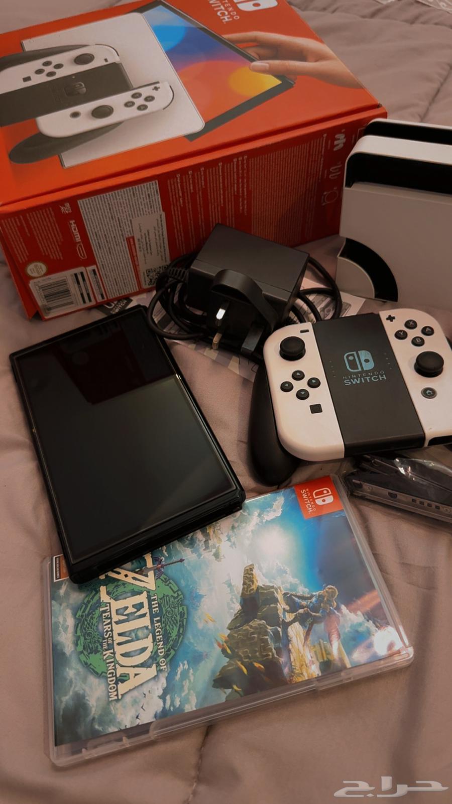 لعبة جهاز nintendo switch جديد لم يتم الاستخدام64363085892355113