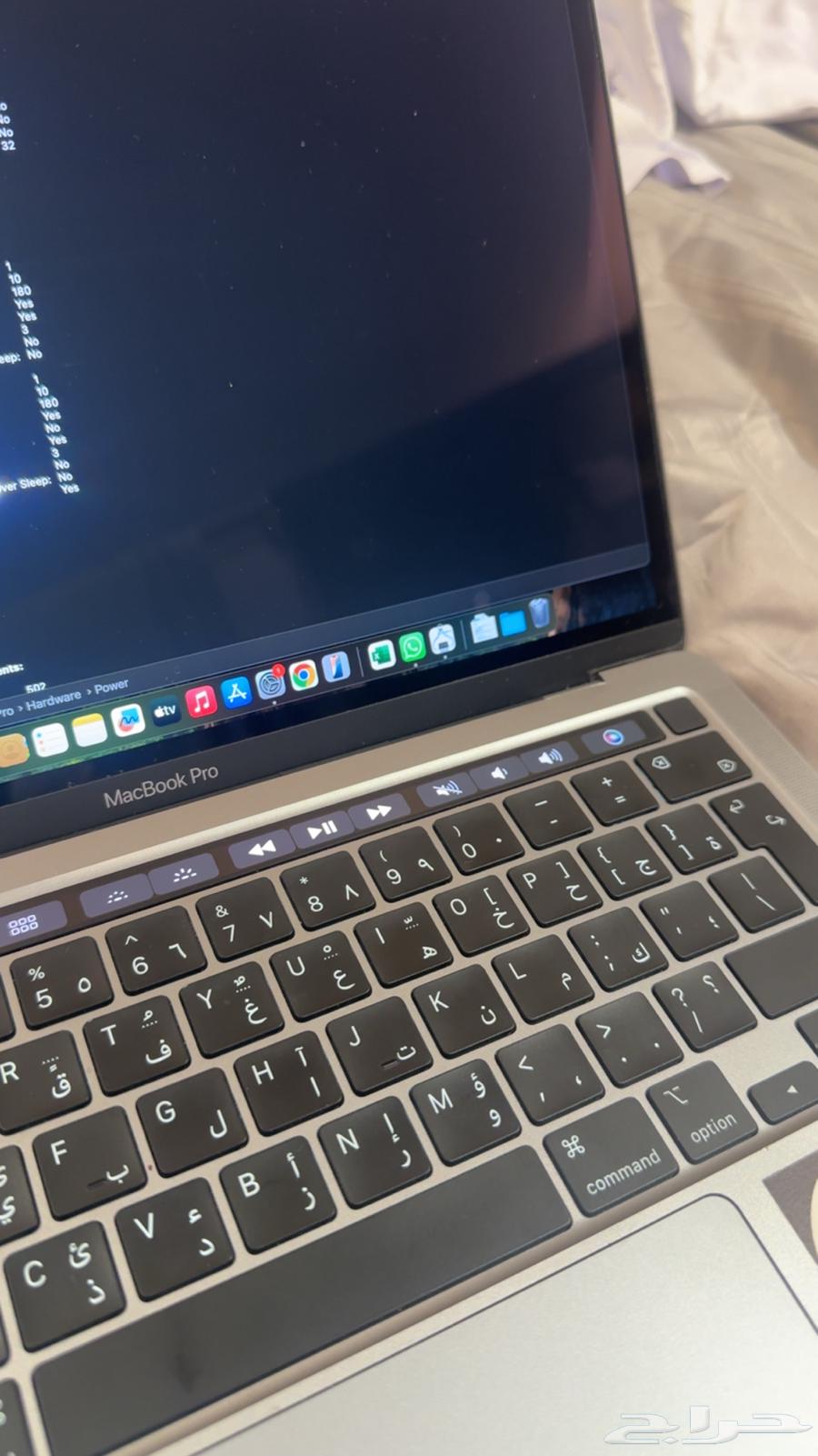 Macbook Pro M1 نظيف جدا 100 شحنه64376185255043110