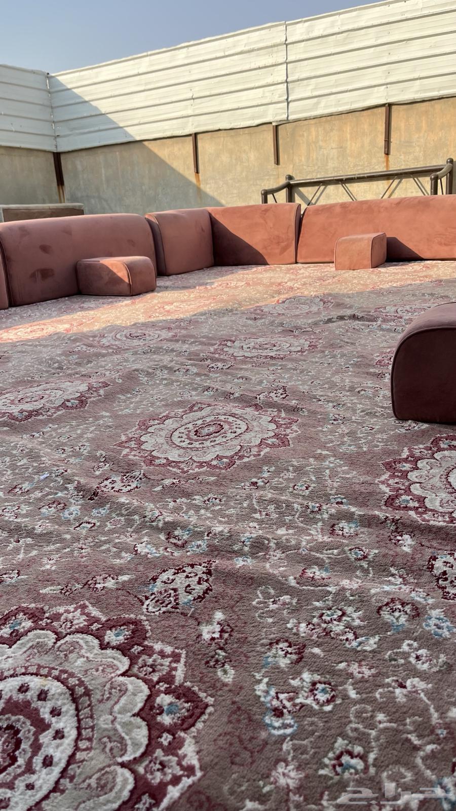 A new Arab majlis with a long 6-meter and 4-meter wide carpet64370597726465110