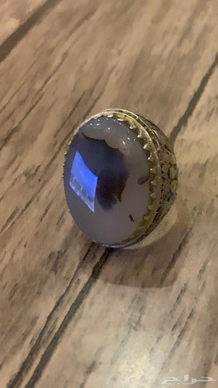 خاتم عقيق سماوي من بانكوك مضيء64371234654209110