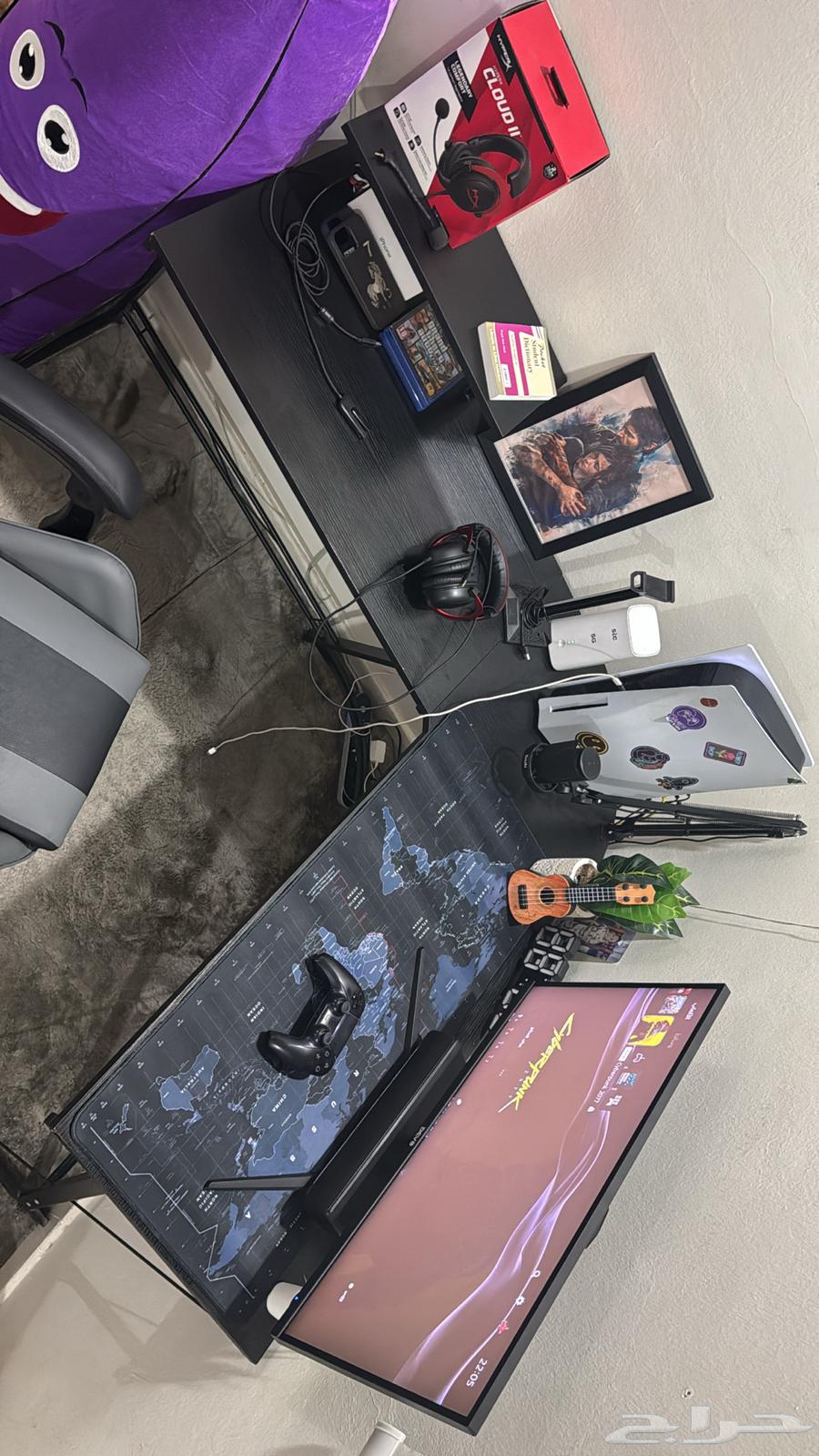 طاولة قيمنق حرف L64375798383490110