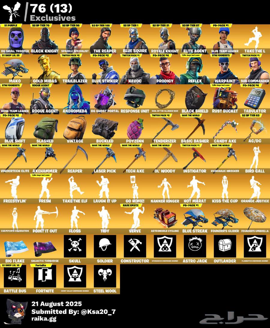 حساب فورت نادر64374788262785111