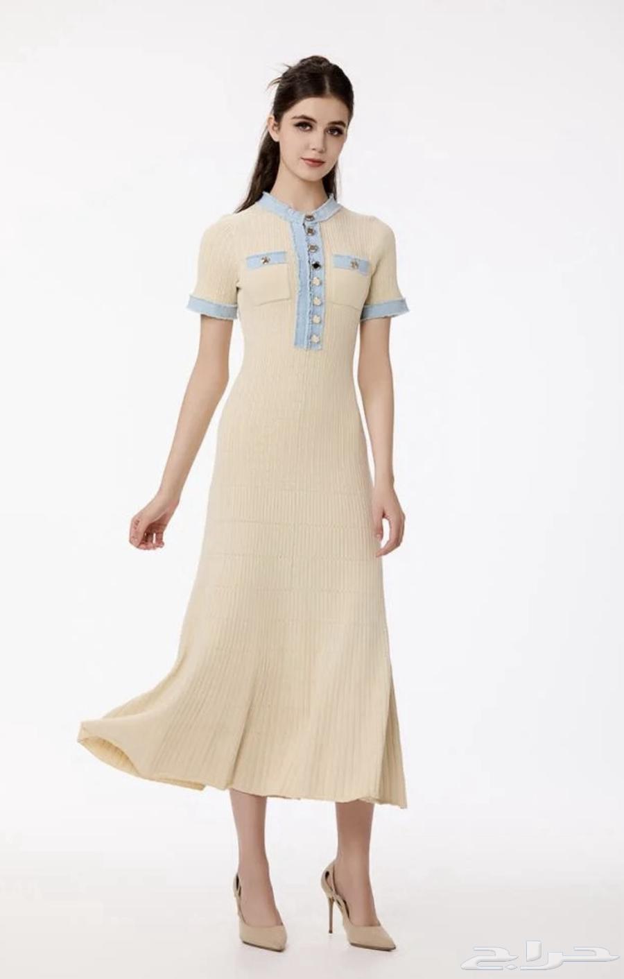 فستان بيج صوف استرتش جديد64376584844161110