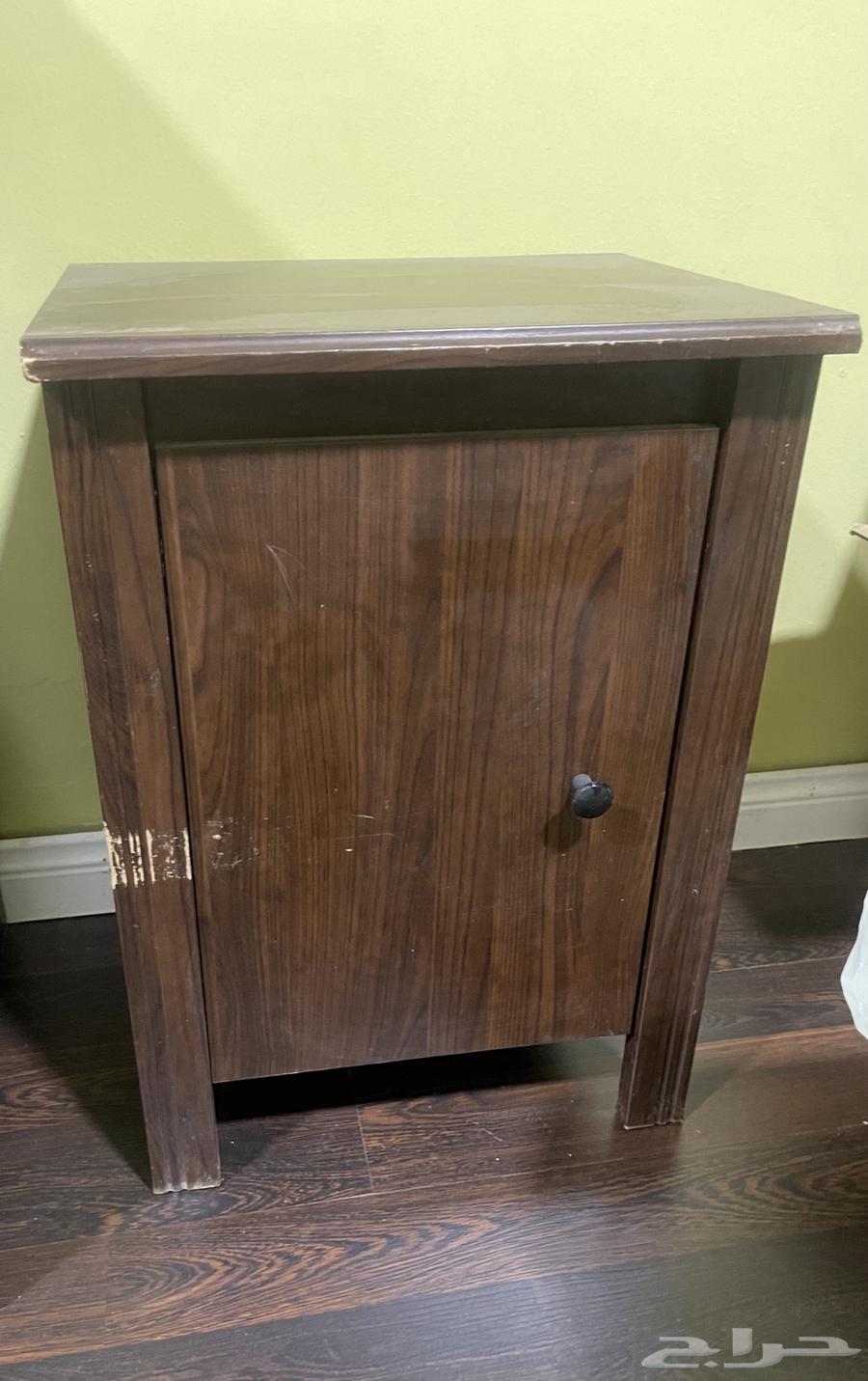 دولاب تسريحة 2 كمدينا . ايكيا . خشبي غامق . شبه ممتاز64364439987203113