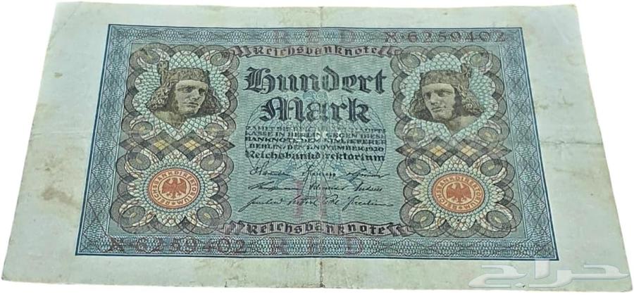 100 مارك الماني لعام 192064363487614723112