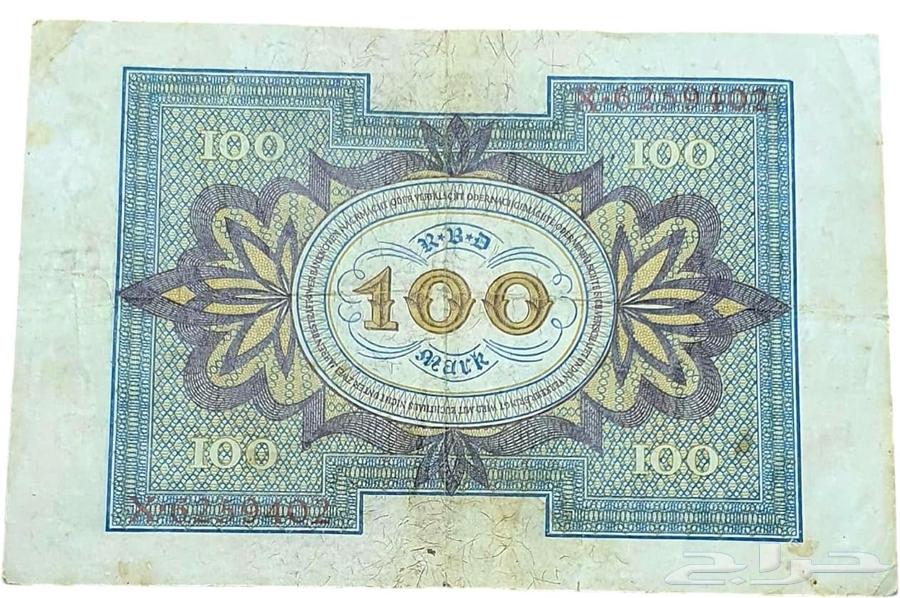 100 مارك الماني لعام 192064363487614723111