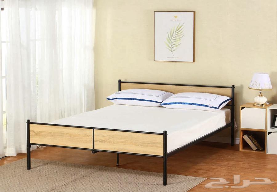 سرير خشب نفرين 200 200 جديد64365025822723112