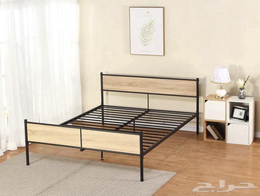 سرير خشب نفرين 200 200 جديد64365025822723110