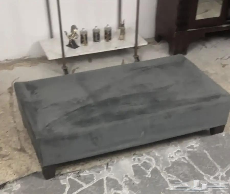 كنب لونلون رصاصي واخضر مستعمل بسيط64374934802945112