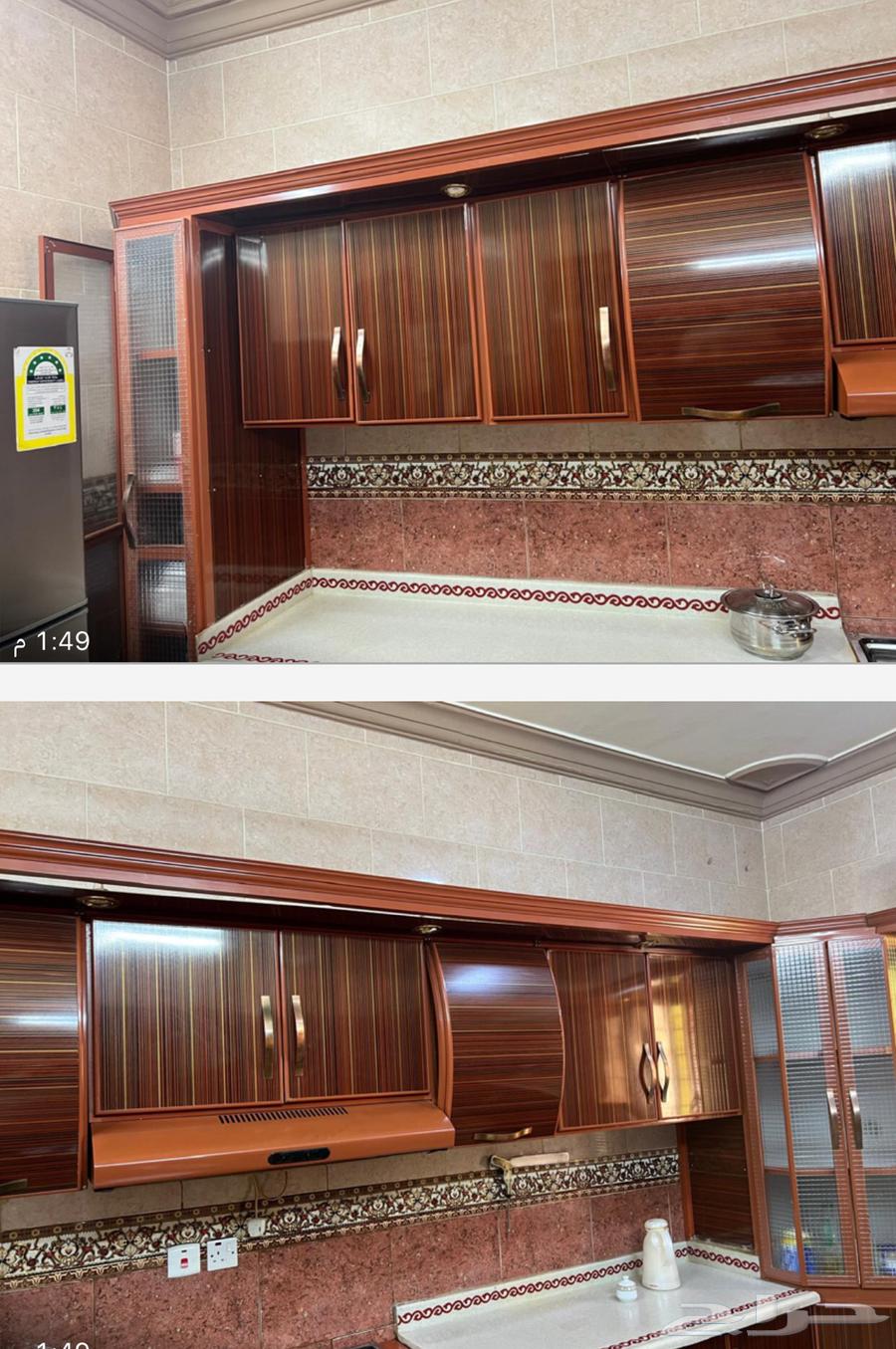 دولاب مطبخ مستعمل للبيع64368528481025113