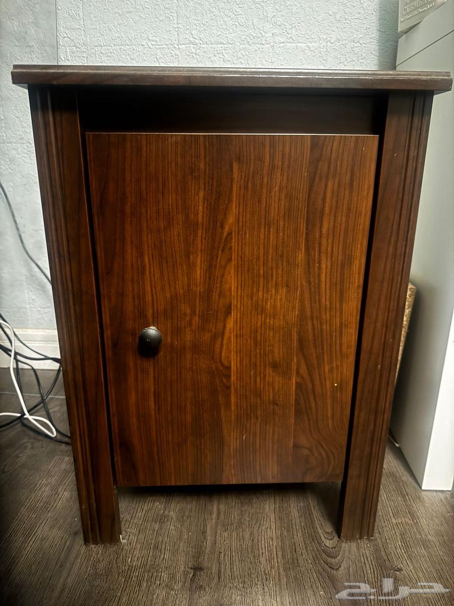 دولاب تسريحة 2 كمدينا . ايكيا . خشبي غامق . شبه ممتاز64364439987203110