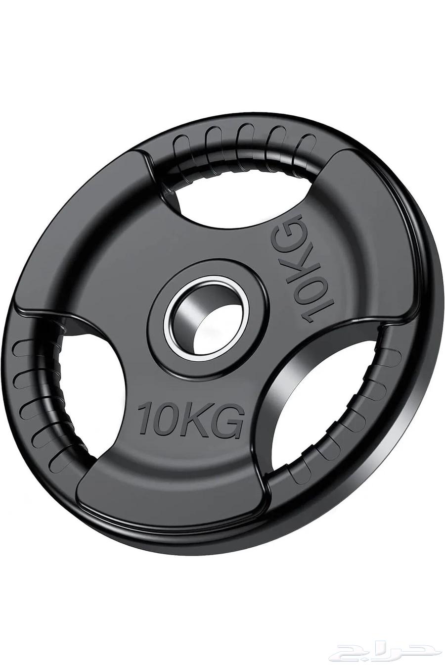 قرص أثقال إحترافي مطاطي أولمبي وزن 10 كجم64375842872067111