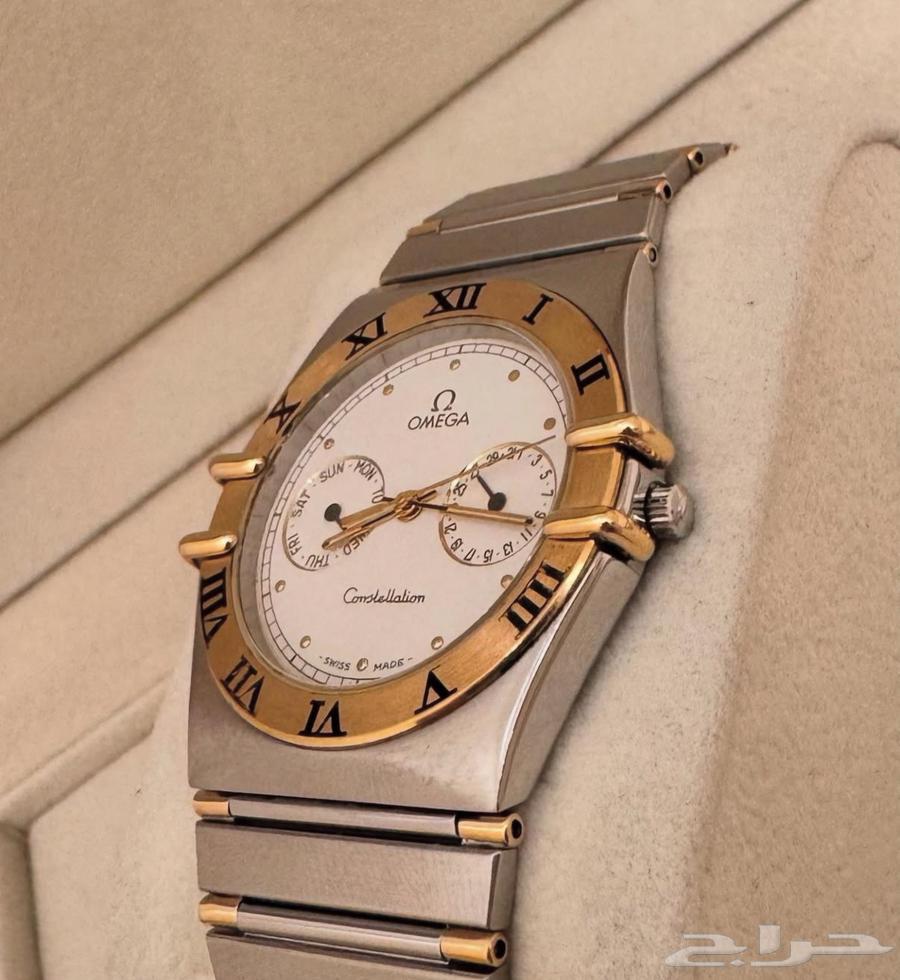 ساعة أوميغا كونسليشن ستيل وذهب64376215083011111